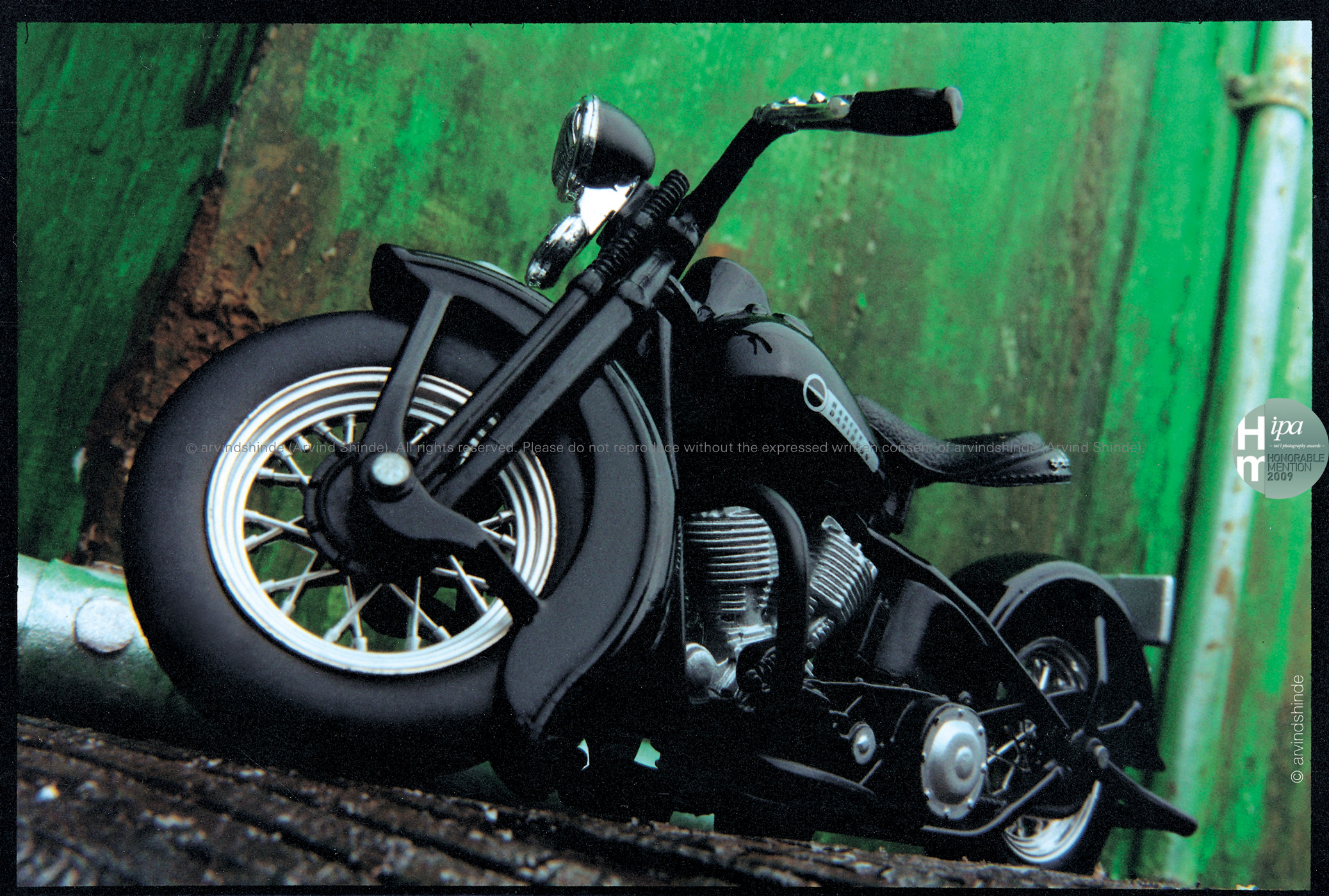 Harley Davidson Panhead 1968 scale model